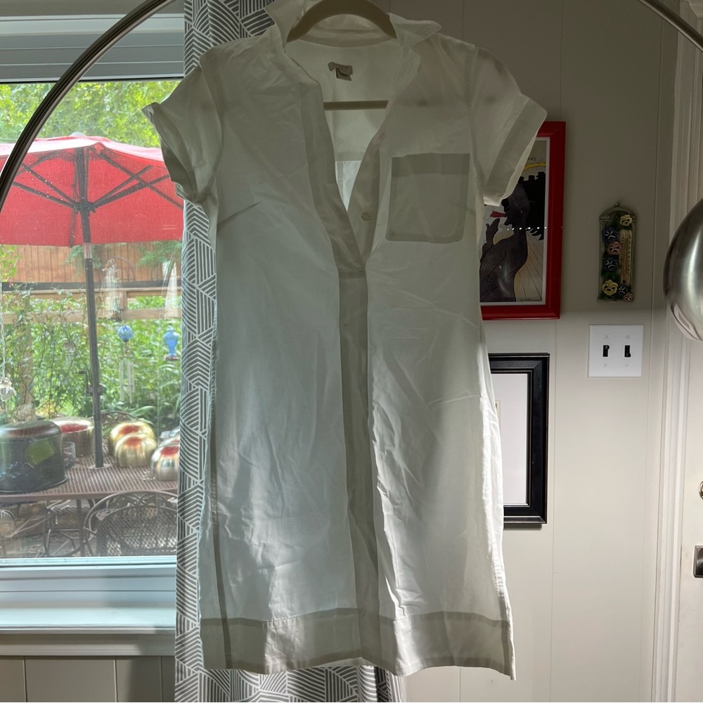J. Crew Classic Tennis Style Shirtdress - XXS